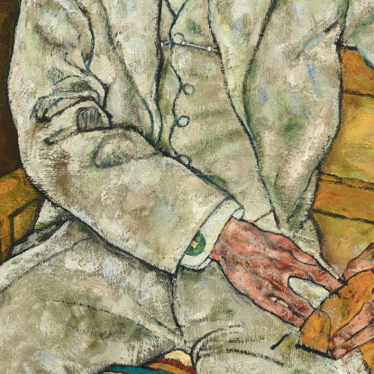 Victor Ritter Von Bauer Egon Schiele esh202 quadro stampato su tela