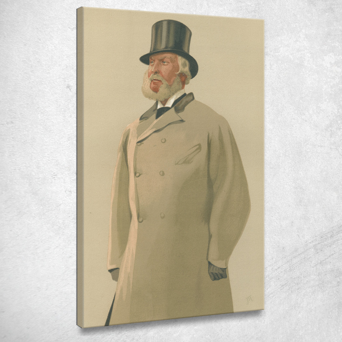 Vanity Fair Militare E Marina Jim James Tissot jts162 quadro stampato su tela