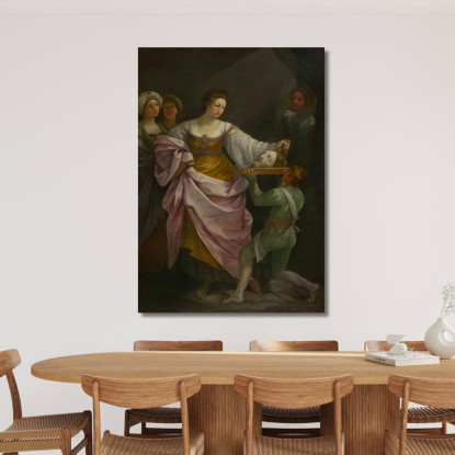 Salomè Con La Testa Di San Giovanni Battista Guido Reni grn35 quadro stampato su tela