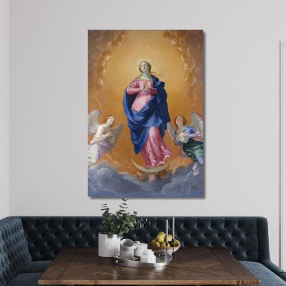 L'Immacolata Concezione Guido Reni grn42 quadro stampato su tela