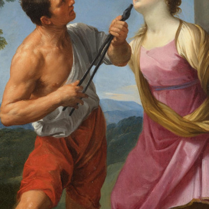 Il Martirio Di Sant'Apollonia Guido Reni grn45 quadro stampato su tela