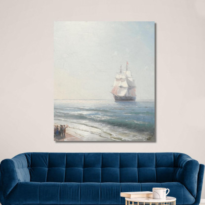Crimea Ivan Konstantinovich Aivazovsky ika5 quadro stampato su tela
