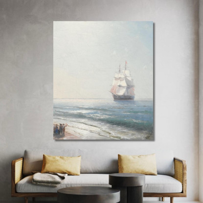Crimea Ivan Konstantinovich Aivazovsky ika5 quadro stampato su tela