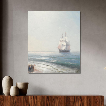 Crimea Ivan Konstantinovich Aivazovsky ika5 quadro stampato su tela