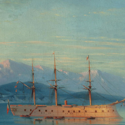 Navi Francesi In Partenza Dal Mar Nero Ivan Konstantinovich Aivazovsky ika7 quadro stampato su tela