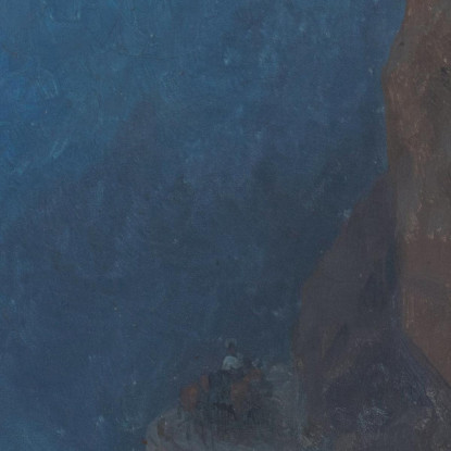 Da Mleta A Gudauri Ivan Konstantinovich Aivazovsky ika8 quadro stampato su tela