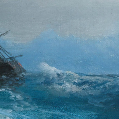 Tempesta In Arrivo Ivan Konstantinovich Aivazovsky ika9 quadro stampato su tela