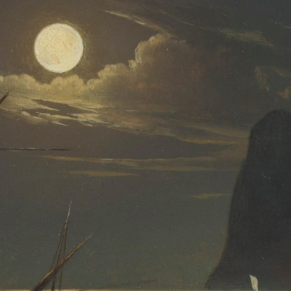 Chiaro Di Luna Ivan Konstantinovich Aivazovsky ika15 quadro stampato su tela