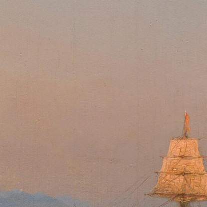 Mattina A Yalta Ivan Konstantinovich Aivazovsky ika17 quadro stampato su tela