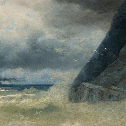 Mare Ivan Konstantinovich Aivazovsky ika23 quadro stampato su tela