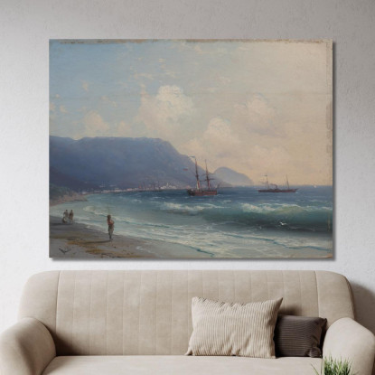 Paesaggio Marino 2 Ivan Konstantinovich Aivazovsky ika24 quadro stampato su tela