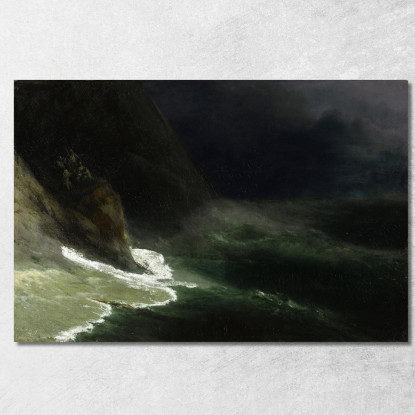 Paesaggio Marino Ivan Konstantinovich Aivazovsky ika25 quadro stampato su tela