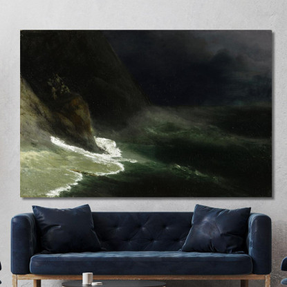 Paesaggio Marino Ivan Konstantinovich Aivazovsky ika25 quadro stampato su tela