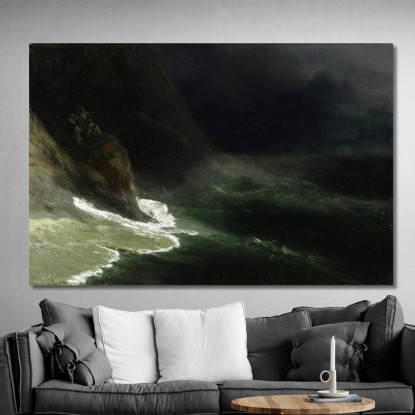Paesaggio Marino Ivan Konstantinovich Aivazovsky ika25 quadro stampato su tela