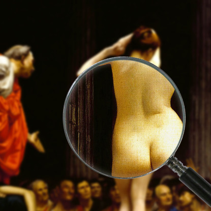 Un Mercato Romano Di Schiavi Jean-Léon Gérôme jlg3 quadro stampato su tela