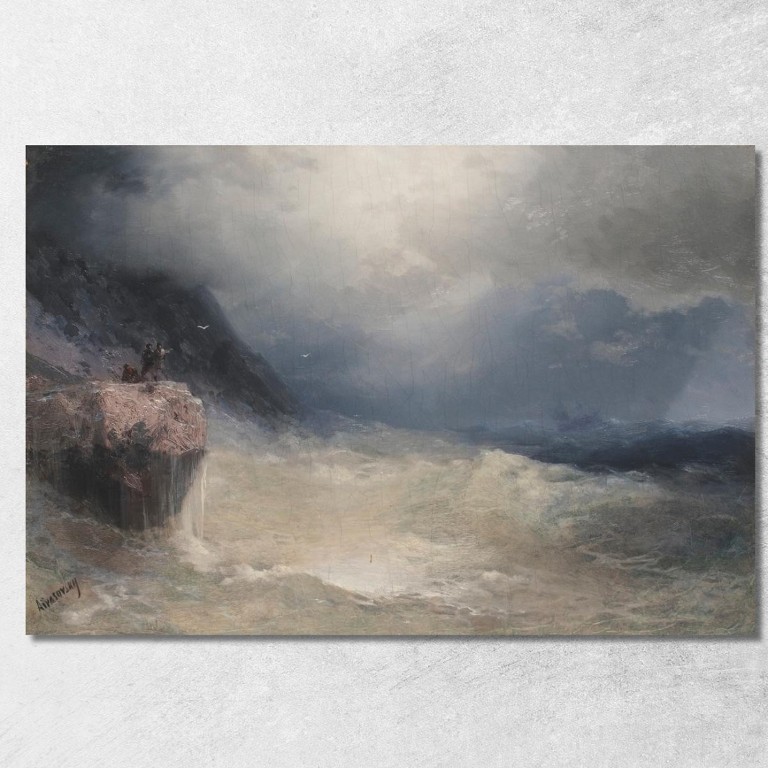 Il Sopravvissuto Ivan Konstantinovich Aivazovsky ika48 quadro stampato su tela