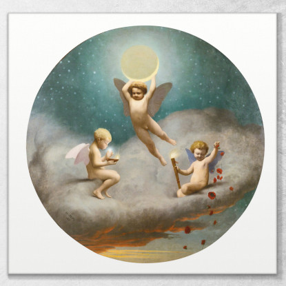 Allegoria Della Notte Jean-Léon Gérôme jlg8 quadro stampato su tela