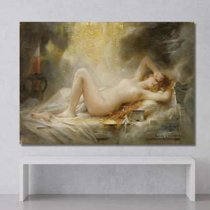 Danae Léon François Comerre lfc6 quadro stampato su tela