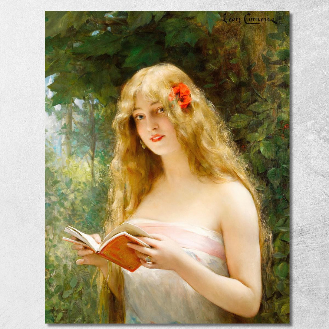 La Bella Lettrice Léon François Comerre lfc10 quadro stampato su tela