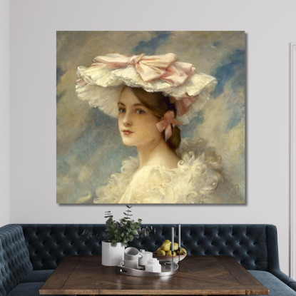 La Charlotte Di Alphonsine Léon François Comerre lfc11 quadro stampato su tela