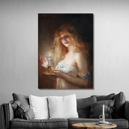 A Letto Léon François Comerre lfc19 quadro stampato su tela