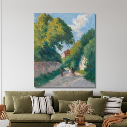 Dintorni Di Rolleboise Il Ritorno Alla Fattoria Maximilien Luce mlc19 quadro stampato su tela