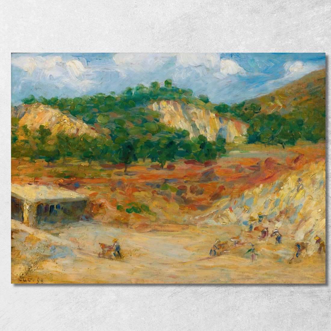 La Cava Maximilien Luce mlc29 quadro stampato su tela