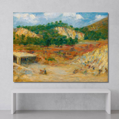 La Cava Maximilien Luce mlc29 quadro stampato su tela