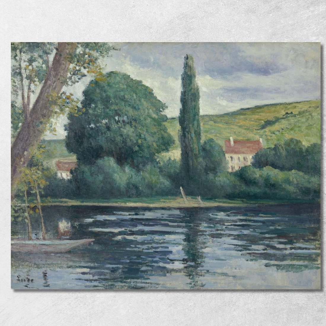 La Senna A Vernonnet Maximilien Luce mlc36 quadro stampato su tela