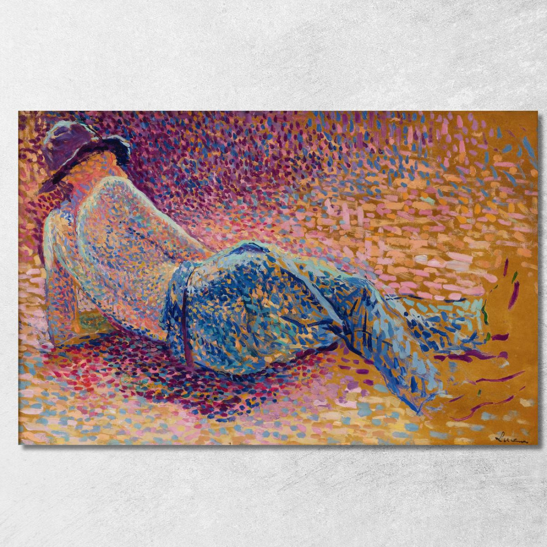 Il Riposo Dell’Operaio Maximilien Luce mlc49 quadro stampato su tela