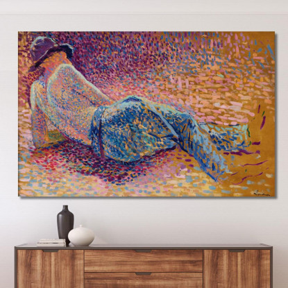 Il Riposo Dell’Operaio Maximilien Luce mlc49 quadro stampato su tela