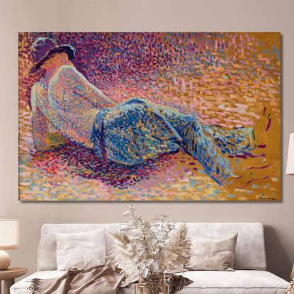 Il Riposo Dell’Operaio Maximilien Luce mlc49 quadro stampato su tela