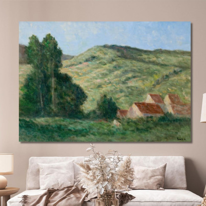 Il Fiume Maximilien Luce mlc51 quadro stampato su tela