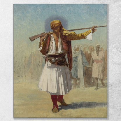 Ufficiale Arnaut Jean-Léon Gérôme jlg18 quadro stampato su tela
