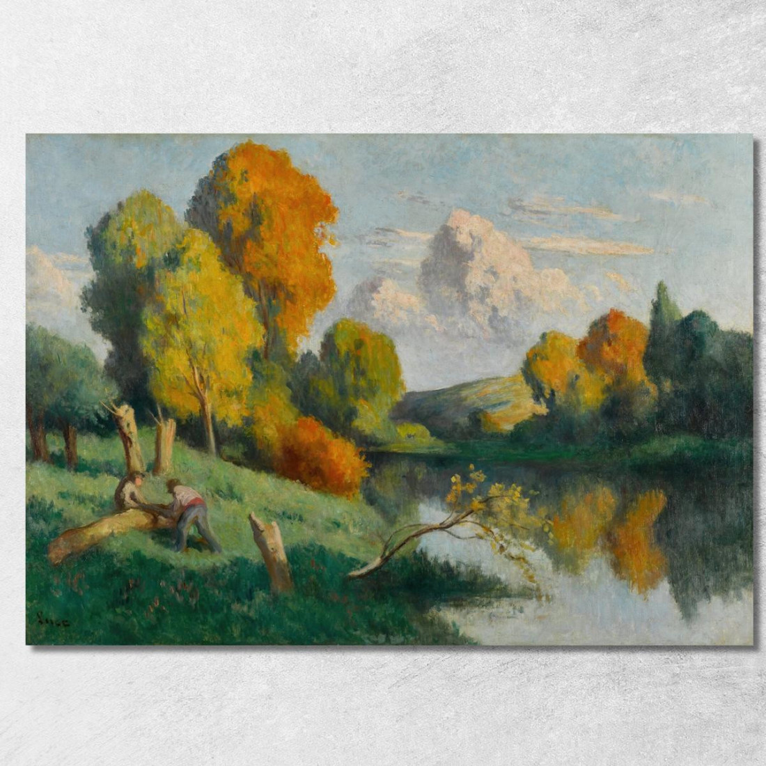 I Segantini Paesaggio Della Cure Maximilien Luce mlc62 quadro stampato su tela