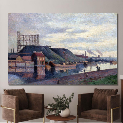 I Cumuli Di Sacré Madame Maximilien Luce mlc63 quadro stampato su tela