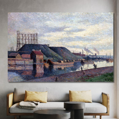 I Cumuli Di Sacré Madame Maximilien Luce mlc63 quadro stampato su tela