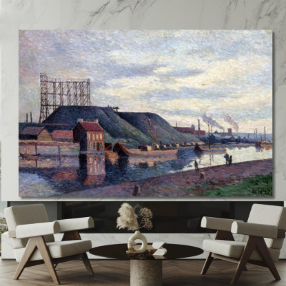 I Cumuli Di Sacré Madame Maximilien Luce mlc63 quadro stampato su tela