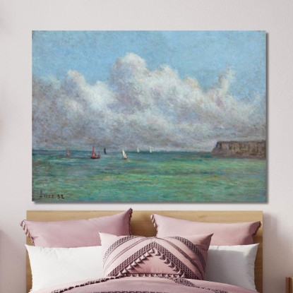Mare Somme Maximilien Luce mlc69 quadro stampato su tela