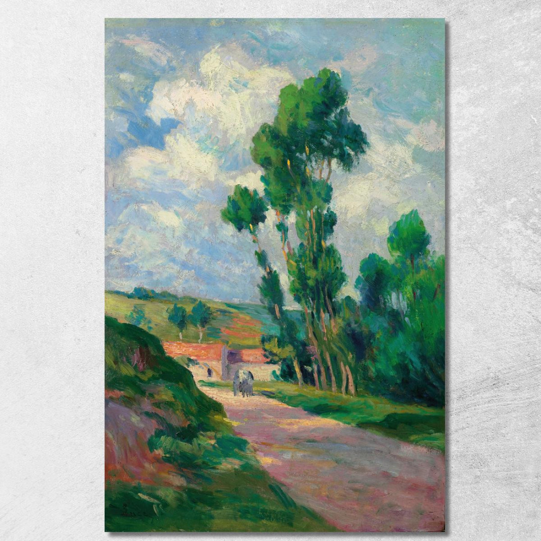 Paesaggio A Moulineux Maximilien Luce mlc83 quadro stampato su tela