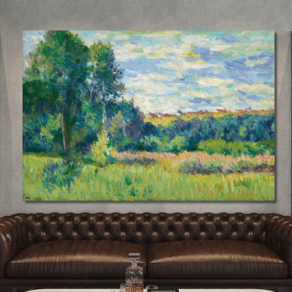 Paesaggio Maximilien Luce mlc85 quadro stampato su tela