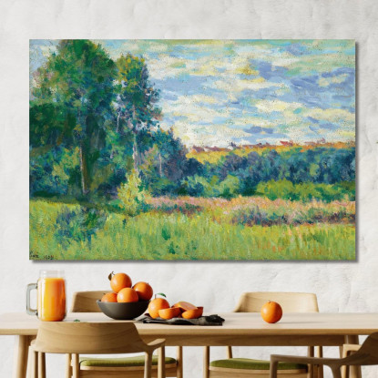 Paesaggio Maximilien Luce mlc85 quadro stampato su tela
