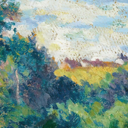 Paesaggio Maximilien Luce mlc85 quadro stampato su tela