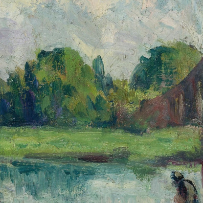 Ponte Nei Dintorni Di Angers Maximilien Luce mlc92 quadro stampato su tela