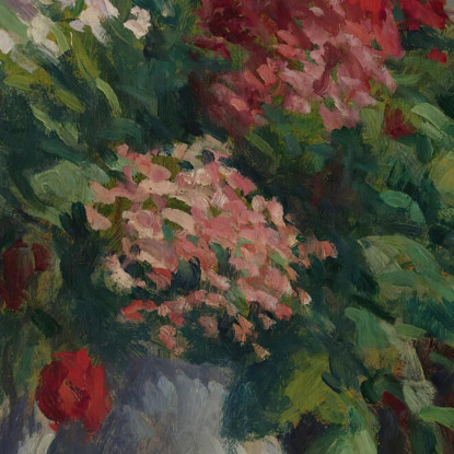 Vaso Di Violacciocche Maximilien Luce mlc113 quadro stampato su tela