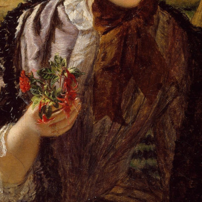 Fiori Da Giardino Che Compongono Un Mazzolino William Powell Frith wpf6 quadro stampato su tela