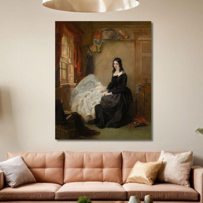 Kate Nickleby Da Madame Mantalini 2 William Powell Frith wpf9 quadro stampato su tela