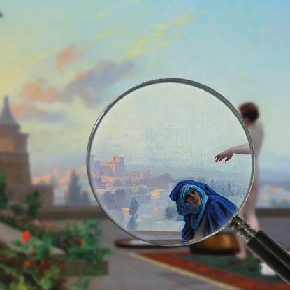 Betsabea Jean-Léon Gérôme jlg28 quadro stampato su tela