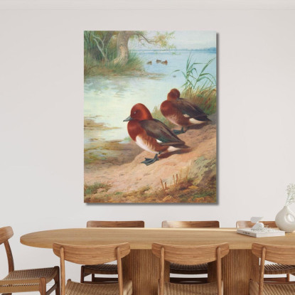 Moriglione Ferruginoso Archibald Thorburn ath46 quadro stampato su tela