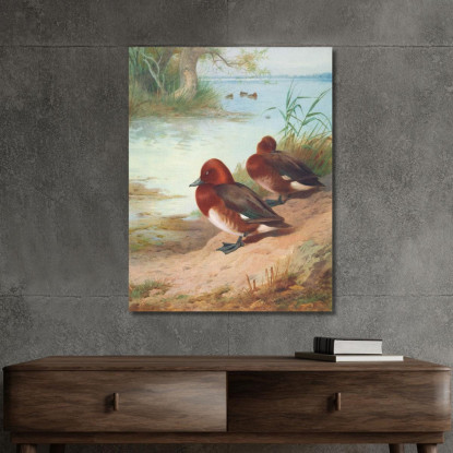 Moriglione Ferruginoso Archibald Thorburn ath46 quadro stampato su tela